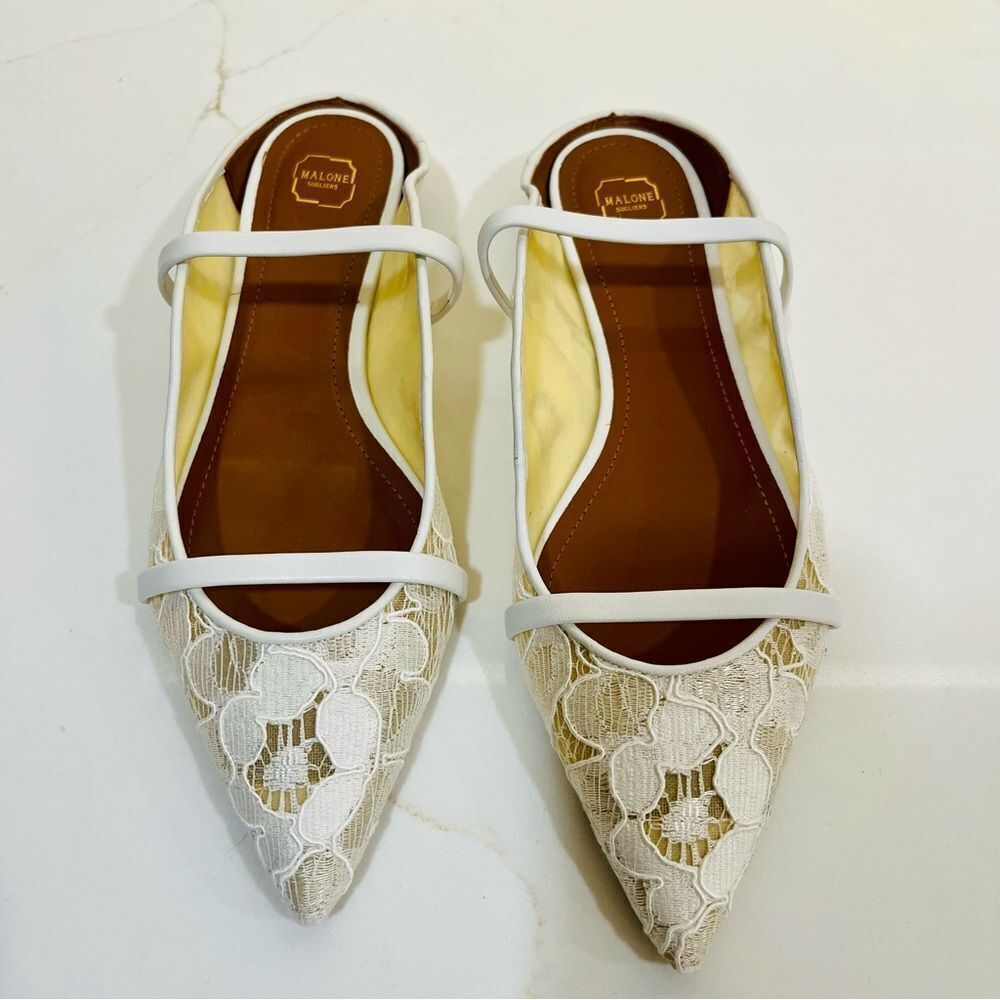Malone Souliers Lace Flats